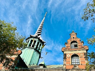 Turm der Kopenhagener Börse, eines der prägenden Wahrzeichen der dänischen Hauptstadt