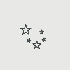 Stars vector icon illustration sign