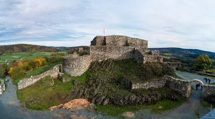 Fototapeta na wymiar old fortress in the mountains