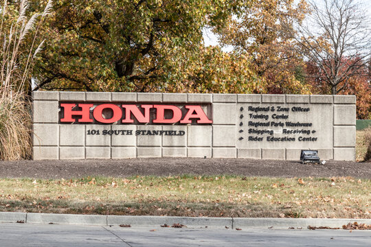 Honda Motor Company Distribution Center. This Hub Supplies Nine Other Honda Distribution Hubs.