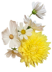Yellow and white floral bunch
