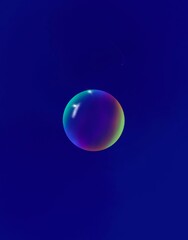 Obraz na płótnie Canvas bubbles on blue background