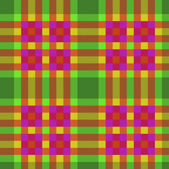 Decorative tartan plaid tiles pattern illustration
