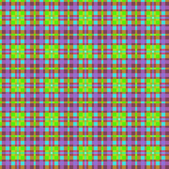 Decorative tartan plaid tiles pattern illustration