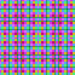 Decorative tartan plaid tiles pattern illustration
