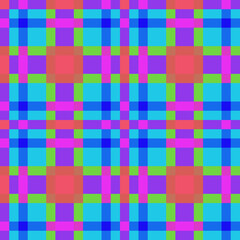 Decorative tartan plaid tiles pattern illustration