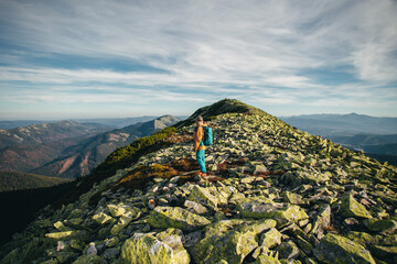 mountain landscape in the morning