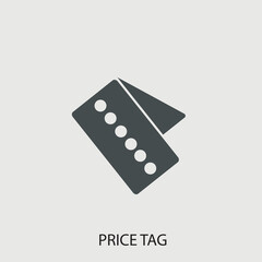 Price tag vector icon illustration sign