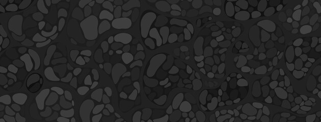 Abstract background made of groups of stones or spots in black colors