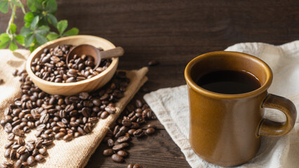 コーヒーとコーヒー豆