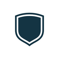 Shield Secure Protection Icon Vector Template
