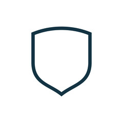 Shield Secure Protection Icon Vector Template