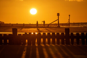Sunset over Mundesley, Norfolk, 19th June 2022