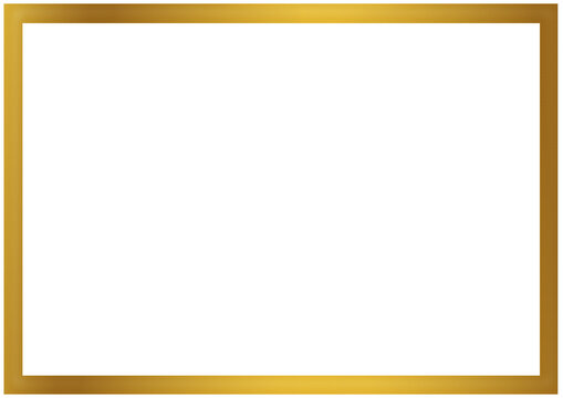 Gold Pattern Frame, Png Background Transparent