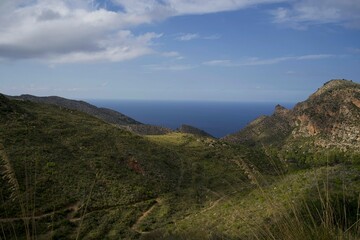 The sea and the mountain.