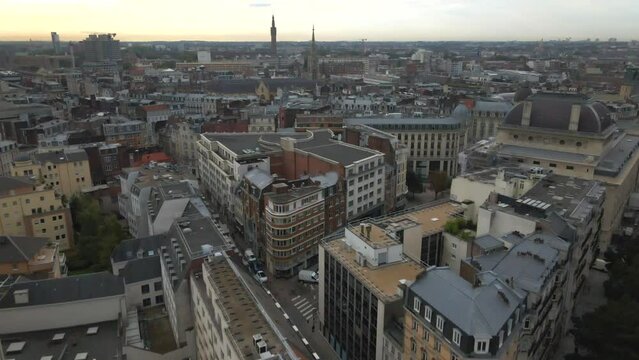 Views from above in Lille, France
