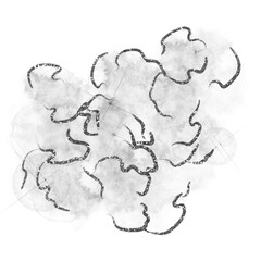 Silver Glitter Sparkles Abstract Art