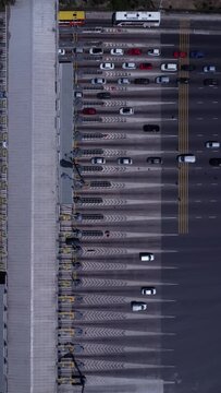 Autopista Auto trafico cenital Buenos Aires