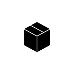 Box icon vector illustration. box sign and symbol, parcel, package