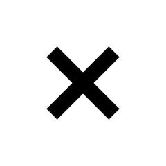 Close icon vector illustration. Delete sign and symbol. cross sign