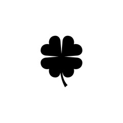 Clover icon vector illustration. clover sign and symbol. four leaf clover icon.