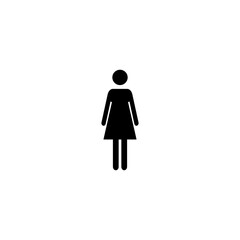 Female icon vector illustration. woman sign and symbol