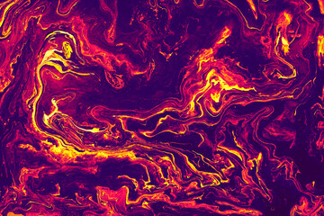 Abstract ebru marbling texture background design.