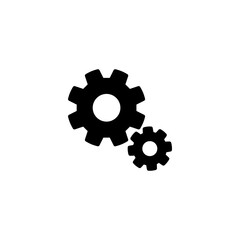 setting Icon vector illustration. Cog settings sign and symbol. Gear Sign