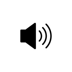 Speaker icon vector illustration. volume sign and symbol. loudspeaker icon. sound symbol