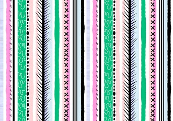 Abstract geometric seamless stripes polka dots pattern for fabrics and wrapping paper and linens and kids clothes