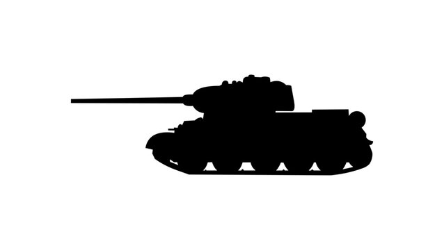 T34 Tank silhouette
