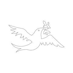 vector bird flying illustration design