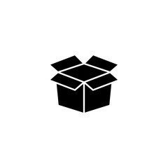 Box icon vector illustration. box sign and symbol, parcel, package