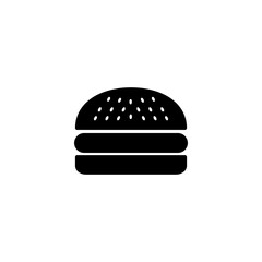 Burger icon vector illustration. burger sign and symbol. hamburger