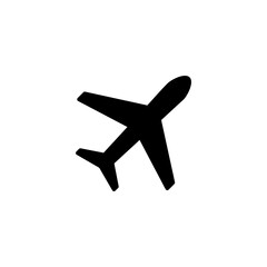 Obraz premium Plane icon vector illustration. Airplane sign and symbol. Flight transport symbol. Travel sign. aeroplane