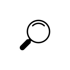 Search icon vector illustration. search magnifying glass sign and symbol