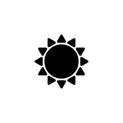 Sun icon vector illustration. Brightness sign and symbol.