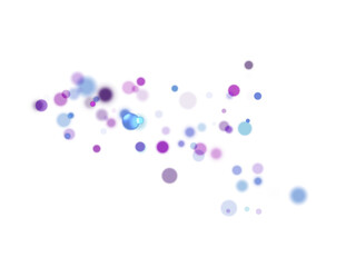 A group of transparent colored balls in PNG format.