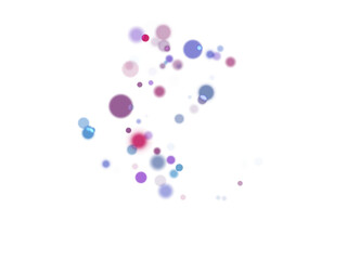 A group of transparent colored balls in PNG format.