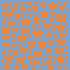 seamless pattern with crowns