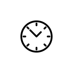 Clock icon vector illustration. Time sign and symbol. watch icon