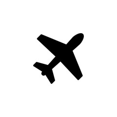 Plane icon vector illustration. Airplane sign and symbol. Flight transport symbol. Travel sign. aeroplane