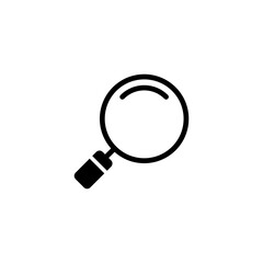 Search icon vector illustration. search magnifying glass sign and symbol