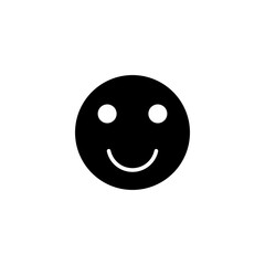 smile icon vector illustration. smile emoticon icon. feedback sign and symbol
