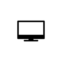Tv icon vector illustration. television sign and symbol