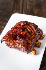 Grilled pork ribs