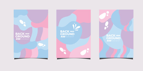 vector abstract Colorful liquid and fluid background for Cover, book, social media story, poster, and Page Layout.