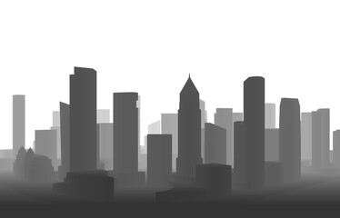 Obraz premium City drawing 3d illustration