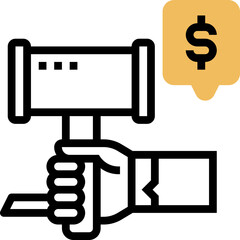 Bidding icon