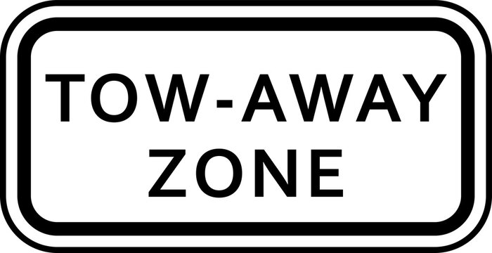 tow away zone